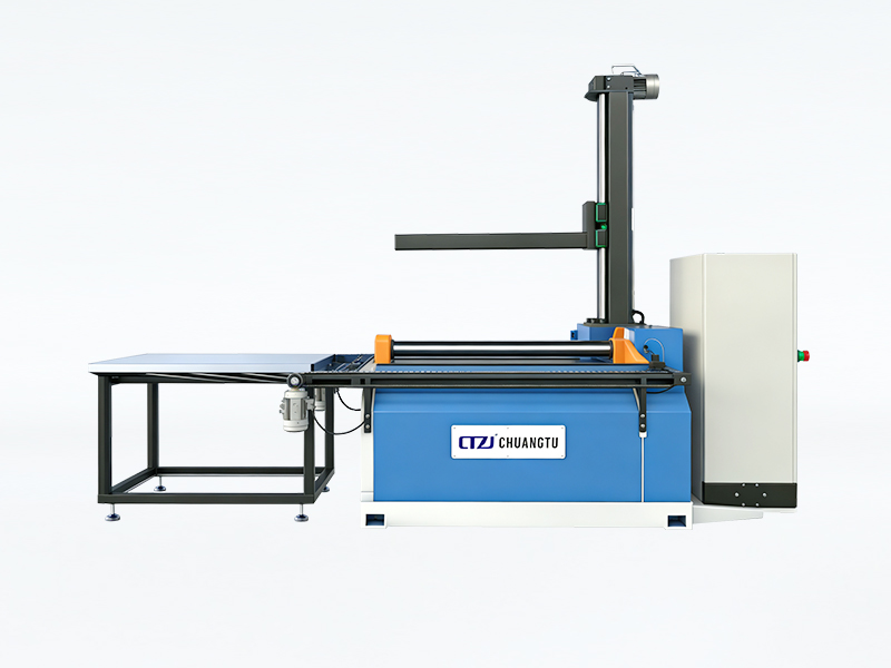 Mechanical Servo Controlled CNC 4 Roller Plate Rolling Machine